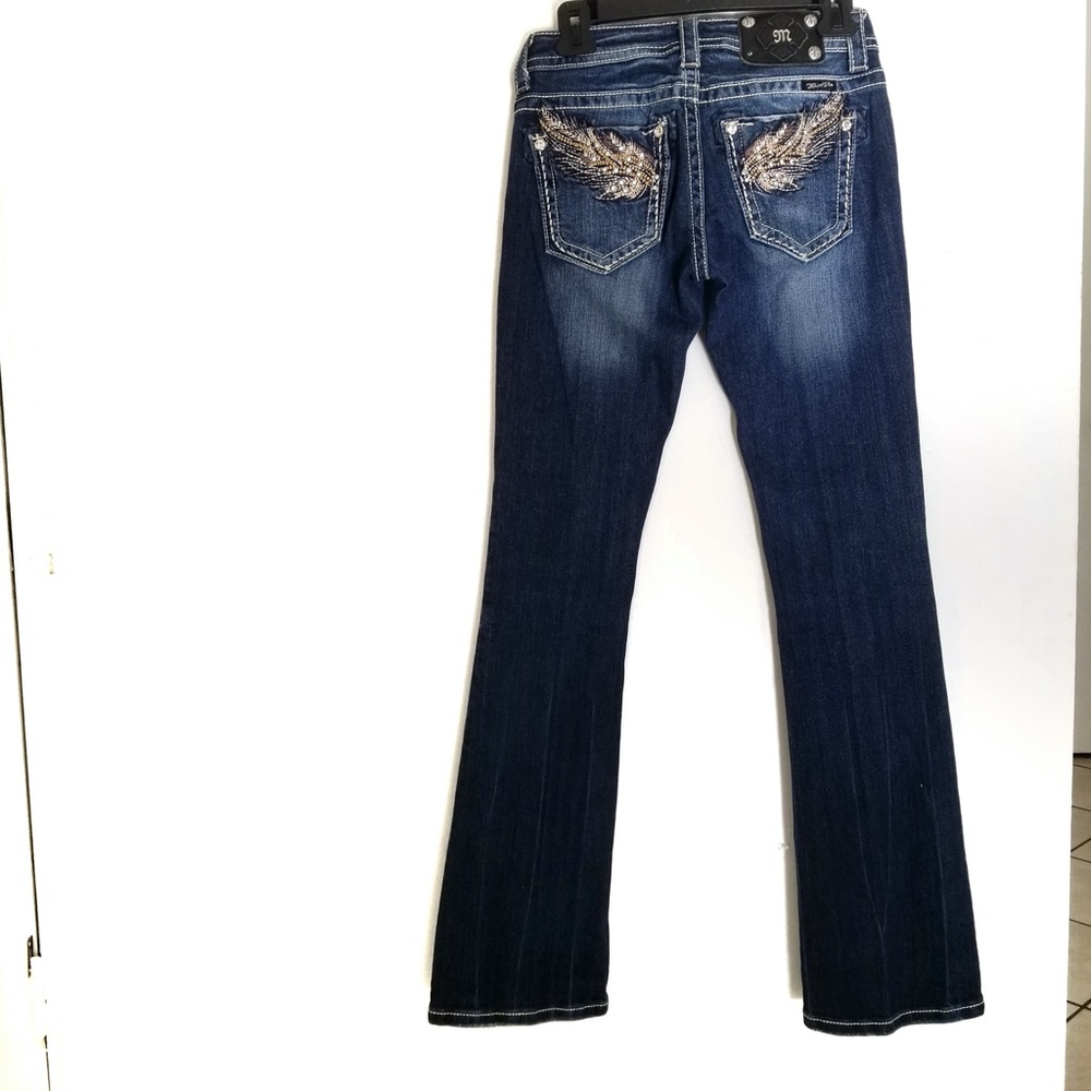 MISS ME Bootcut Jeans Angel Wing Size 26